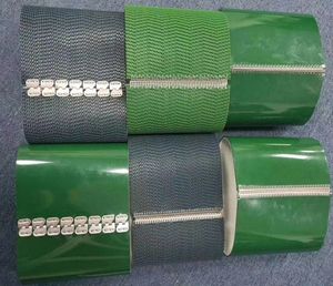 Fournisseur OEM de bande transporteuse légère et fine en caoutchouc <span class=keywords><strong>PVC</strong></span> réglable, résistante à l'huile, pour le levage de matériaux, les industries manufacturières - Product Image 4