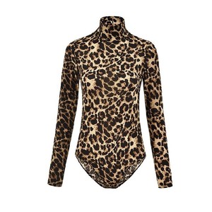 Vêtements pour femmes européennes, vêtements de mise en forme légers, hauts à col montant à manches longues pour femmes, <span class=keywords><strong>combinaison</strong></span>, vente en gros - Product Image 5