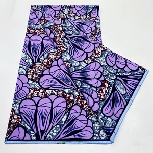 Nouveau Modèle Super Tissu Imprimé <span class=keywords><strong>en</strong></span> Coton Wax Africain pour Robes de Mariée - Product Image 4