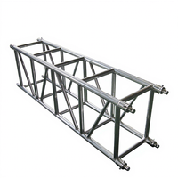 Système de treillis modulaire en alliage d'aluminium pour les présentoirs de scène - Installation rapide, durable, légère, couleur argent, pour la mise en place d'événements
