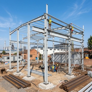 Bâtiment en structure d'acier préfabriqué de qualité supérieure pour atelier d'équipements de précision, usine de fabrication propre et entrepôt de haute technologie - Product Image 6