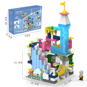 Multidimen-sional 대리석 실행 궤도 빌딩 블록 장난감 전자 블록 DIY 조립 장난감 세트 - Product Image 4