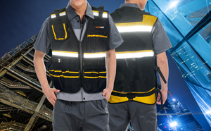 <span class=keywords><strong>Chaleco</strong></span> reflectante personalizado <span class=keywords><strong>para</strong></span> <span class=keywords><strong>electricista</strong></span> y carpintería <span class=keywords><strong>Chaleco</strong></span> de herramientas de trabajo de PVC con bolsillos Compatible con OEM y ODM - Product Image 5