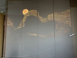 अनुकूलित आधुनिक 3 डी चमकदार उत्कीर्ण चमड़े के कपड़े दीवार पैनल वॉलपेपर फायरप्रूफ नम नम जलरोधी फर्नीचर डिजाइन - Product Image 5