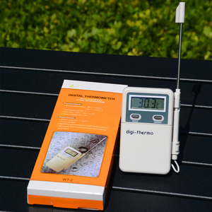 WT-2 A/C Thực Phẩm Nhà Bếp Nhiệt Kế BBQ Loại Pin Sữa Nước Nướng Nhiệt Kế Kỹ Thuật Số Báo Động Quá Nhiệt - Product Image 6