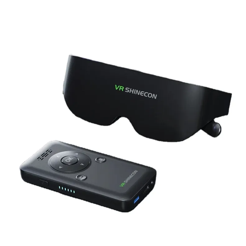 2024 가상 현실 PC 전화 1000 인치 3D HD 화면 캐스팅 안드로이드 호스트 AIO8 프로 VR 안경