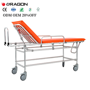 Trolley Bed Rumah Sakit Portabel Medis, Manual, Aluminium Alloy, Lipat, untuk Penyelamatan dan Pemindahan Pasien - Product Image 4