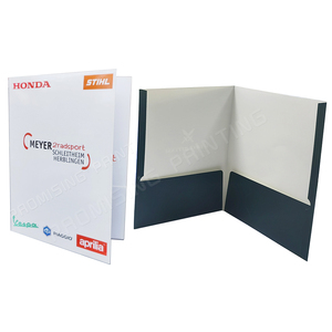 맞춤 인쇄 파일 종이 폴더 프레젠테이션 문서 폴더 맞춤 스탬핑 로고 <span class=keywords><strong>A4</strong></span> 사이즈 폴더 맞춤 인쇄 - Product Image 5