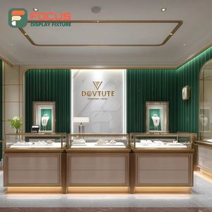 Fabricante de Sistemas Modernos de Exhibición de Joyería Personalizados, Vitrina de Joyería Comercial con Superficie Pulida - Product Image 1