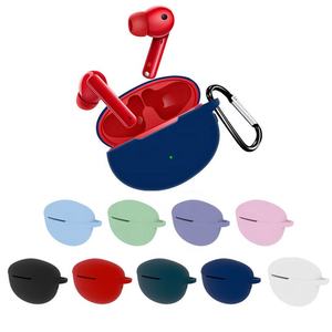 Housse d'écouteur en Silicone pour <span class=keywords><strong>Huawei</strong></span> Freebuds 4i, <span class=keywords><strong>coque</strong></span> de protection pour casque, accessoires adaptés aux Freebuds 4i, étui avec crochet - Product Image 1