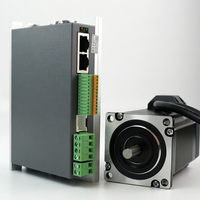 LICHUAN RS485 Nema 23 Motor Stepper Hibrida 2.2N.m 4A 2 Fase Loop Tertutup dengan Kit Driver LC57H280+CL57R