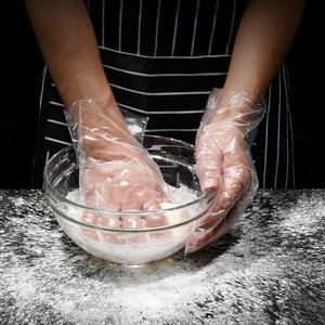 Gants jetables bon marché en gros, gants jetables imperméables en HDPE pour la préparation des aliments, le nettoyage et le jardinage - Product Image 5