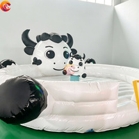 Taureau mécanique gonflable de style cowboy personnalisable, certifié CE, pour parcs d'attractions
