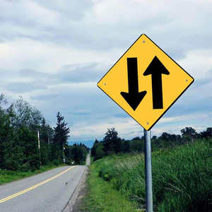 ป้ายเตือนจราจรแบบสากล - ป้ายแสดงลำดับความสำคัญทางแยกทำจากอะลูมิเนียมสะท้อนแสงที่ทนทาน - Product Image 4