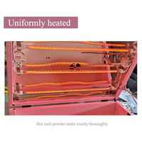 Four DTF de haute qualité 30cm A3 rose personnalisé Machine de cuisson par sublimation par transfert de chaleur