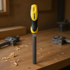 Râpe demi-ronde Stanley 12 pouces à coupe grossière pour le travail du métal et du bois - Product Image 3