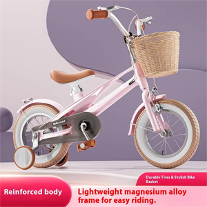 Vélo en alliage de magnésium pour enfants de 12 à 16 <span class=keywords><strong>pouces</strong></span>, vélo à pédales ordinaire pour garçons et filles de 2 à 6 ans - Product Image 4