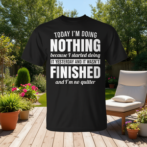 Hoy no hago nada porque me di cuenta de que lo estuve haciendo ayer - Camiseta - Product Image 3