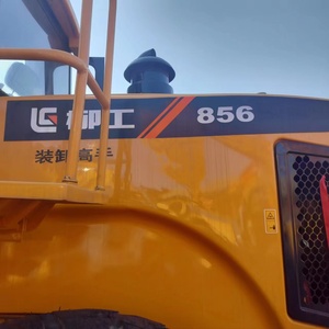 USED LiuGong 856 Wheeled Loader Yellow Hydraulic Closed Cab Construction Equipment - Product Image 2