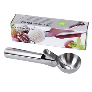 Cucharadas para galletas de acero inoxidable multiusos para hornear cuchara para helado cuchara para galletas de yogur congelado Sundaes