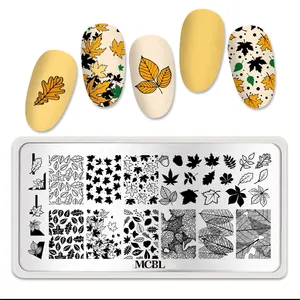 OEM ODM High quality Low MOQ Nail Art Stamping Plate light color