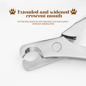 Vente en gros de coupe-ongles pour petits et grands animaux, tout en acier, coupe-ongles pour animaux de compagnie, kit de toilettage, chat, <span class=keywords><strong>chien</strong></span>, lapin, coupe-ongles - Product Image 4