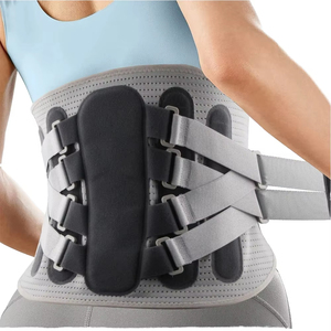 Cinturón de Soporte <span class=keywords><strong>Lumbar</strong></span> <span class=keywords><strong>para</strong></span> Fisioterapia, Soporte Médico <span class=keywords><strong>para</strong></span> la Espalda Baja <span class=keywords><strong>para</strong></span> Mujeres, Diseño Envolvente de Spandex <span class=keywords><strong>para</strong></span> Protección <span class=keywords><strong>Lumbar</strong></span> Deportiva - Product Image 1
