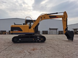 Mini-excavatrice sur chenilles diesel 5,5T de marque supérieure, micro-excavatrice YC55-8, prix usine, en promotion - Product Image 4