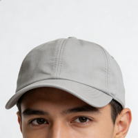 Casquette de baseball Oxford 6 panneaux non structurée personnalisable, style sportif urbain, 100% coton, casquette de papa, vente en gros, vierge pour broderie