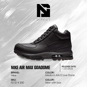 Zapatillas Nike Air Max Goadome 'Medium Ash' de Estilo Casual, de Cuero Genuino con Cordones, Zapatillas de Moda - Product Image 6