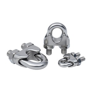Kit de colliers de fixation pour échappement en acier inoxydable 304 de 5 pouces, type U, à côtés plats, réglables, de style allemand, avec boîte - Product Image 4