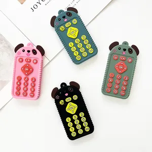 Mordedor de silicona de calidad alimentaria que calma el dolor de dentición y alivia el malestar <span class=keywords><strong>para</strong></span> bebés de 0 a 24 meses, juguete <span class=keywords><strong>para</strong></span> comer <span class=keywords><strong>para</strong></span> la dentición de los niños - Product Image 1