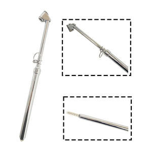 <b>Car</b> Tire Pressure Gauge 10-150 Psi Truck Pressure Gauge Heavy Duty Pen Tyre Gauge Long Zinc Alloy Dual Head Pen Shape - Product Image 5