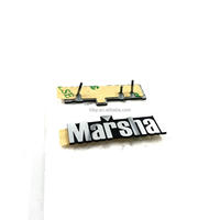 Fabricación OEM de Placas de Identificación Metálicas con Logotipo en Relieve 3D, Placas de Identificación de Aluminio para Equipos de Audio, Cámara y Televisión
