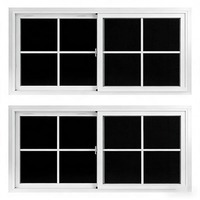 Fenêtre coulissante verticale en profilé d'aluminium résistant aux ouragans, double vitrage en verre trempé, design moderne pour salon