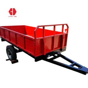 Landbouw Hydraulische Vervoer Hout Log Trailer 1.5T 10 T 2 Ton 3 5 Ton 7 Ton 8 10 Ton atv Dump Trailer