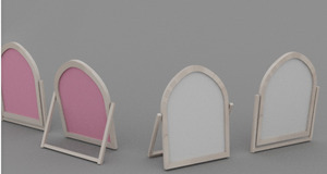 Pizarra <span class=keywords><strong>de</strong></span> <span class=keywords><strong>madera</strong></span> con arco magnético, producto <span class=keywords><strong>de</strong></span> goma educativo para niños con marco - Product Image 5