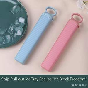 แม่พิมพ์น้ำแข็งซิลิโคนแบบสร้างสรรค์สำหรับบาร์ที่บ้าน 10 ช่อง ทำไอติมแท่งและน้ำแข็งก้อน พร้อมฟังก์ชั่นแช่แข็งเร็วแบบทำเอง - Product Image 5