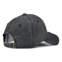 Gorras de Béisbol Deportivas Vintage al por Mayor, de 6 Paneles, Sin Estructura, con Visera Desgarrada, 100% Algodón Lavado, con Parche Bordado en 3D con el Logotipo de NY