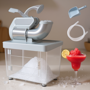 Trituradora de Hielo 300W, Capacidad 2L, Cuchillas Dobles, Máquina Comercial para Hacer Hielo Raspado, Modelo Gris D0100HAWZDY - Product Image 2