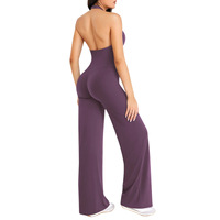 Nouvelle combinaison moulante pour femme, idéale pour le fitness, le sport, la course à pied, le yoga, en spandex/nylon sans couture, effet push-up des fesses.