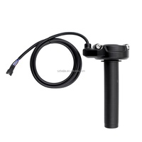 Manillar de aceleración Q20 para bicicleta eléctrica, con conector SM-3A y bloqueo, para piezas de scooter Ridstar Q20 Fatbike
