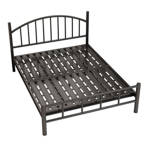 Cama <span class=keywords><strong>de</strong></span> <span class=keywords><strong>hierro</strong></span> moderna y sencilla para alquiler, cama doble <span class=keywords><strong>de</strong></span> <span class=keywords><strong>hierro</strong></span> engrosada para el hogar - Product Image 1