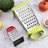 Râpe de cuisine en acier inoxydable 430 de 5 pouces pour trancher, éplucher et râper finement le fromage, le chocolat et les pelures de citron, râpe alimentaire