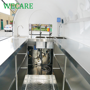 WECARE-Carrito de perritos calientes de café personalizado, móvil, cocina al aire libre, café, pollo frito, Sushi, Pizza, camión de comida, remolque con VIN - Product Image 3