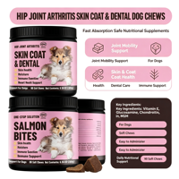 Wuffes Advanced Hip & Joint Chews untuk Anjing Kecil & Sedang, Perawatan Kulit & Gigi, Dukungan Multifungsi, Vitamin E, Nutrisi OEM