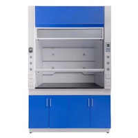 Nouvelles hottes de ventilation de laboratoire certifiées CE, hottes d'évacuation chimique sans conduit, armoire de protection contre les fumées, construction en acier galvanisé, haute