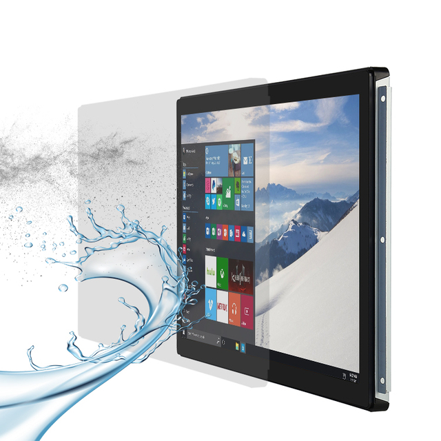 OEM 15 15.6 21 21.5 22 23 24 Inch High Brightness 1000 Nit Open Frame LCD Industrial Monitors Touch Screen Pc
