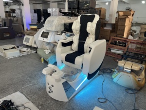 Sillón de Pedicura Eléctrico de Lujo 2026 con Masaje Corporal Completo, Estación de Spa para Pies sin Tuberías con Lavabo LED para Salón de Uñas de Alta Gama - Product Image 4