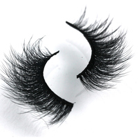 F5B Vente en gros Cils en fibres végétales faits à la main de la marque HITOMI, naturels, 15 mm, en bande, courts, pour végétaliens, avec tige en coton noir, faux cils